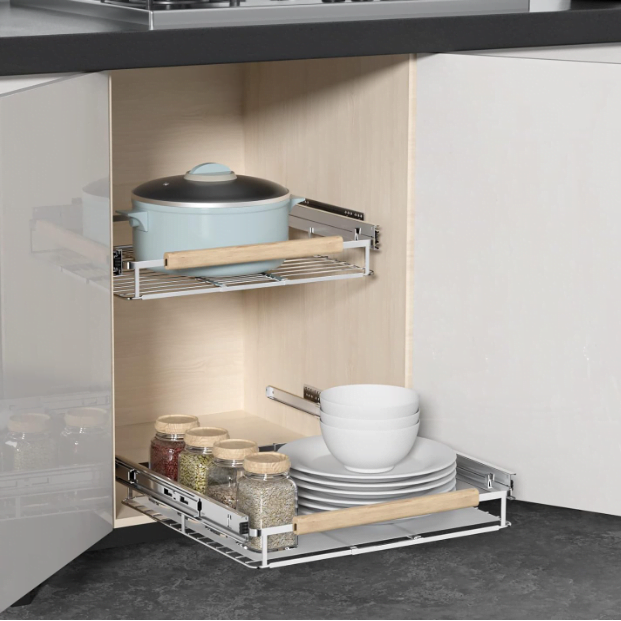 11 Ways To Maximize And Organize Your Cabinet Space With Pull-Out ...