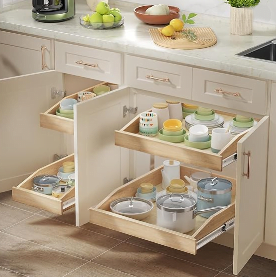 11 Ways To Maximize And Organize Your Cabinet Space With Pull-Out ...