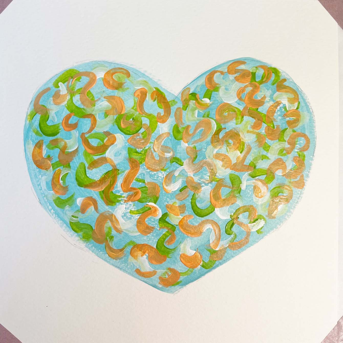 Easy Step By Step DIY Heart Painting - The Honey List