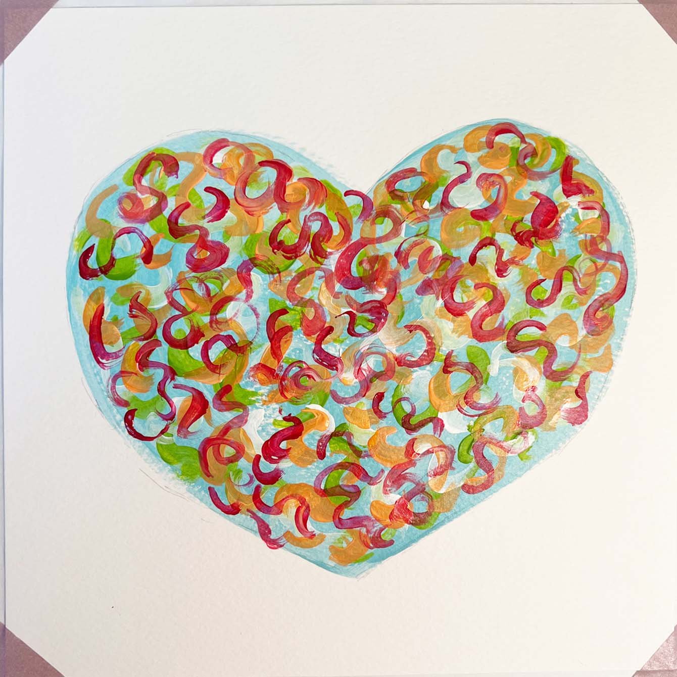 Easy Step By Step Diy Heart Painting - The Honey List