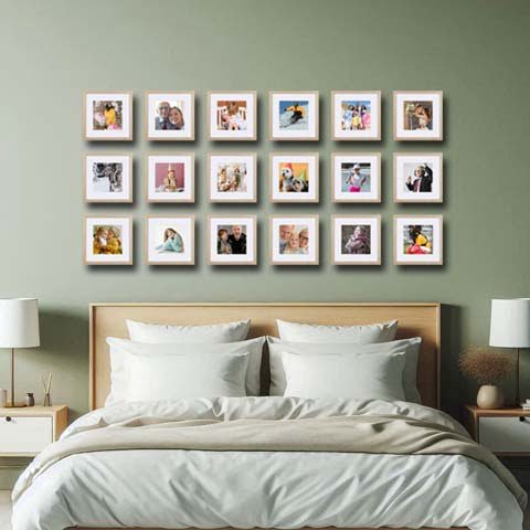 Photo gallery wall image