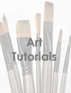 Art tutorial button that leads to art tutorial page