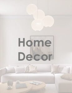 home decor button that leads to home decor page